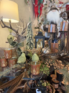 Christmas decorations at Blooms on Boswell