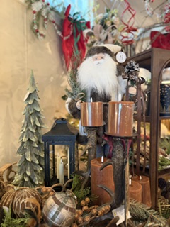 Christmas decorations at Blooms on Boswell